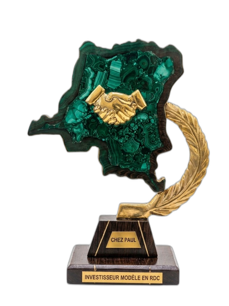 Model Investor statue, DR Congo 2024